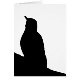 Lied-Vogel-Silhouette-freier Raum
