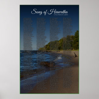 Lied von Hiawatha - von Longfellow Poster