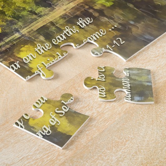 Lied von Solomon 2 11-12 - Die Blume erscheinen Puzzle (Seite)