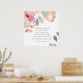 Lied von Solomon 2:12 Blume erscheint Bibelhochzei Poster (Küche)