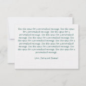 Lied von Solomon 2:16a Hochzeit Dankeschön Karte (Rückseite)