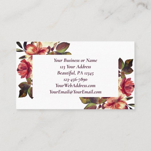 Lied von Solomon 6:3 Ich bin mein geliebter Fall F Visitenkarte (Rückseite)