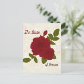 Lied von Solomon Rose Designer Postcard Postkarte (Stehend Vorderseite)