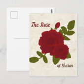 Lied von Solomon Rose Designer Postcard Postkarte (Vorne/Hinten)