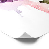 Lied von Solomon Wedding Bible Verse Cross Poster (Ecke)