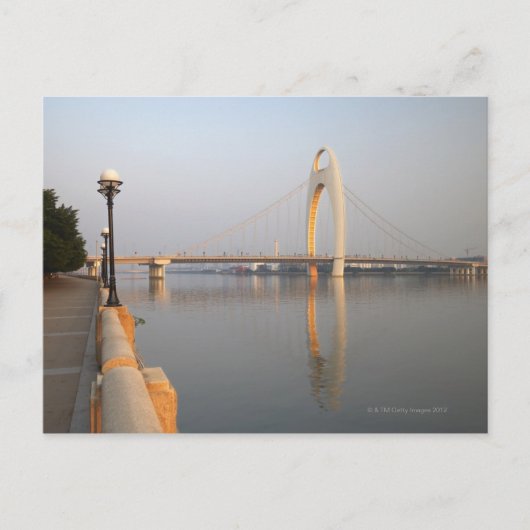 Liede Bridge über Pearl River Postkarte (Vorderseite)