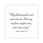 Lieder 2:10 gummistempel (Prägung)