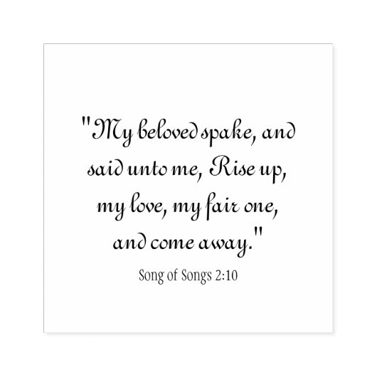 Lieder 2:10 gummistempel (Prägung)