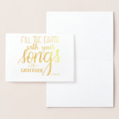 Lieder der Dankbarkeit, Zitat von C.H. Spurgeon, C Folienkarte (Anzeige)