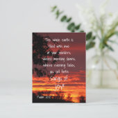 Lieder der Joy Bible Verse Postcard Postkarte (Stehend Vorderseite)