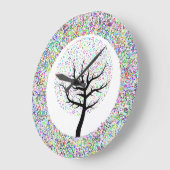 Lieder im Baum des Lebens Große Wanduhr (Winkel)