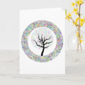 Lieder im Baum des Lebens Karte (Gelbe Blume)