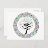 Lieder im Baum des Lebens Postkarte (Vorne/Hinten)