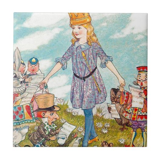 Lieder von Alice: Alice und ihre Freunde Fliese (Vorderseite)