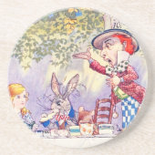 Lieder von Alice: Ein wütendes Tee-Party Getränkeuntersetzer (Vorne)