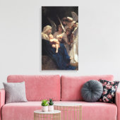 Lieder von Angels von Bougeureau Leinwanddruck (Insitu (Wohnzimmer))