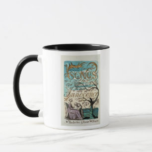 Lieder Williams Blake von Unschuld, Titelblatt Tasse