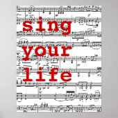 Liedmusik Poster (Vorne)