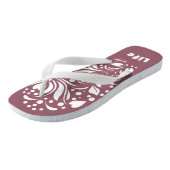 Liedtext Flip Flops von Poet Adiela Akoo Badesandalen (Schrägansicht)