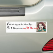 Lief in mein ex neulich autoaufkleber (Auf Auto)