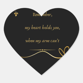 liefdestekst  Herz-Aufkleber