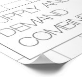 Liefer- und Nachfragerecht Poster (Ecke)