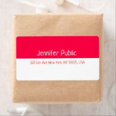 Lieferadresse für Weihnachts-Rot-Schrift (Insitu)