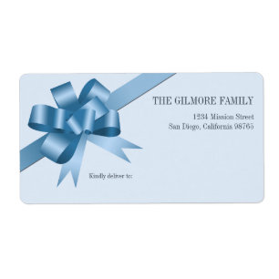 Lieferanschrift für das Blaue Geschenkband