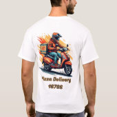 Lieferant des modernen Scooters T-Shirt (Rückseite)