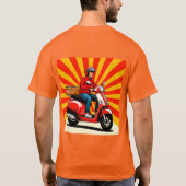 Lieferant des modernen Scooters T-Shirt (Rückseite)