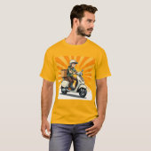 Lieferant des modernen Scooters T-Shirt (Vorne ganz)