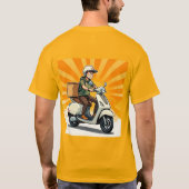 Lieferant des modernen Scooters T-Shirt (Rückseite)