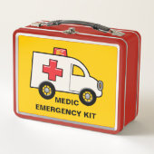 Lieferant erster Hilfe Metall Brotdose (Vorderseite)