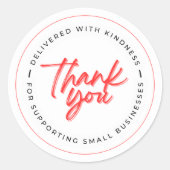 Lieferbar mit freundlicher Genehmigung durch den L Runder Aufkleber (Vorderseite)