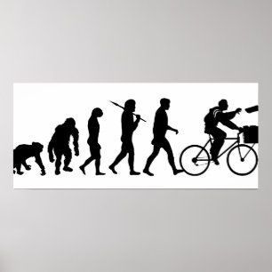 Lieferboteen und Zeitungs-Boten u. -mädchen Poster