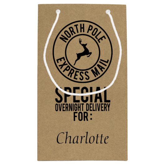 Liefereinheit für Kraft und schwarze Nordpol Kleine Geschenktüte (Rückseite)