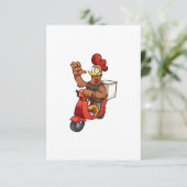 Lieferhähnchen Einladung (Stehend Vorderseite)