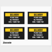 Lieferinformationen bitte hier verlassen Pakete Rechteckiger Aufkleber (Blatt)