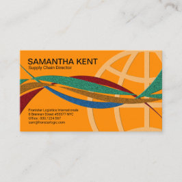 Lieferkette globaler Netzanschlüsse Visitenkarte