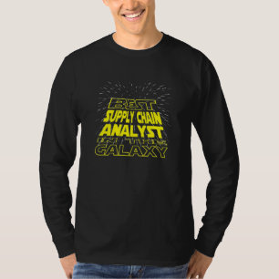 Lieferkettenanalytiker Cool Galaxy Job T-Shirt