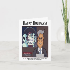 Lieferkettenplatz Feiertagskarte