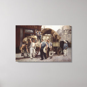 Liefermehl, 1885 leinwanddruck