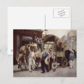 Liefermehl, 1885 postkarte (Vorne/Hinten)