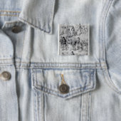 Liefern des Abendessens, 1841 Button (Beispiel)