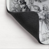 Liefern des Abendessens, 1841 Mousepad (Ecke)