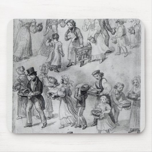 Liefern des Abendessens, 1841 Mousepad (Vorne)