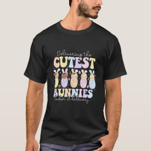 Liefern die süßesten Kaninchen Geburts- und Entbin T-Shirt