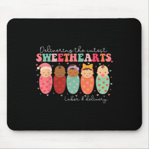 Liefern die süßesten Süßigkeiten Wehen und Entbind Mousepad