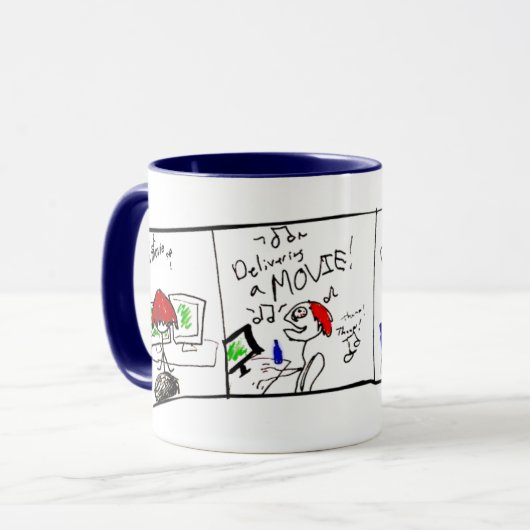 Liefern eines Films Tasse (Vorderseite Links)