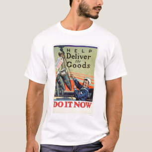 Liefern Sie die Waren - Marine (US02293) T-Shirt